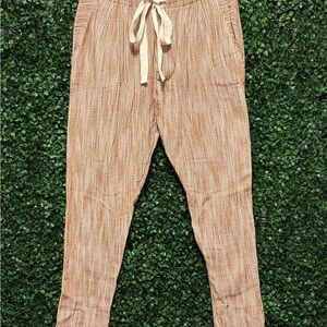 FREE PEOPLE | Women’s Light at Sunrise High Rise Stripe Caraway Tie Pant, Size 2